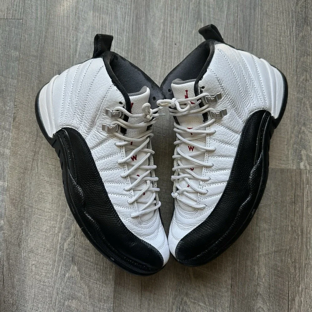 Jordan Air Jordan 12 Retro Playoff‎ 2022 Black/White Size 11.5 Mens CT8013-006